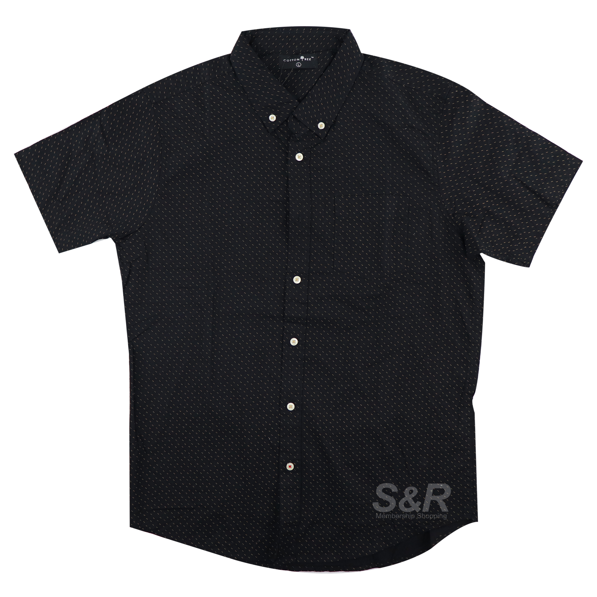 Cotton Tree Men’s Woven Polo 1pc